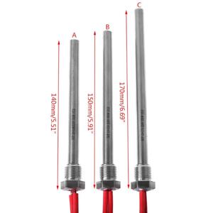 300W 220V 점화 점화기 핫 로드 목재 펠렛 스토브 10*140/150/170mm M16*1.5