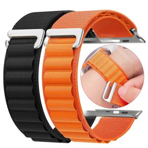 Apple Watch Strap Ultra 2 용 알파인 루프 밴드 49mm 45mm 46mm 44mm 42mm 38mm 스포츠 팔찌 iWatch 시리즈 3 4 5 SE 6 7 8 9 10