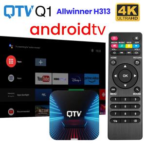 VONTAR QTV Q1 TV 박스 안드로이드 10 Allwinner H313, 2GB 16GB 지원 4K H.265 Wifi TV 동글 미디어 플레이어 셋톱 박스 1GB 8GB