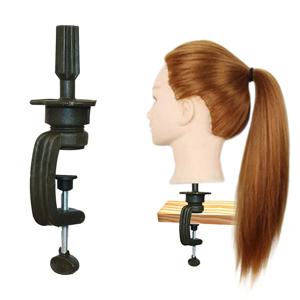 3Pcs 마네킹 헤드 스탠드 블랙 미니 가발 헤드 스탠드 테이블 클램프 조정 가능한 훈련 마네킹 헤드 홀더 헤어 액세서리 도구