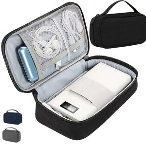 휴대용 여행 케이블 디지털 스토리지 주최자 USB 가제트 전선 충전기 전원 배터리 지퍼 화장품 가방 다기능 케이스
