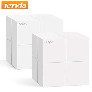Tenda 메시 와이파이 시스템 MW6, 최대 4000 Sq.Ft. 커버리지 2 기가비트 포트, 알렉사 부모 제어로 작동, 2 팩