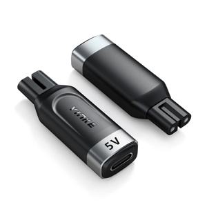 Yinke 필립스 USB-C 면도기 충전기 변환기용 C타입 면도기 충전기 어댑터, 5V