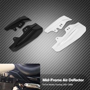Harley Touring Street Electra Glide CVO Road King FLHR FLHX 2001-2022 용 시트 엔진 아래 오토바이 미드 프레임 에어 디플렉터