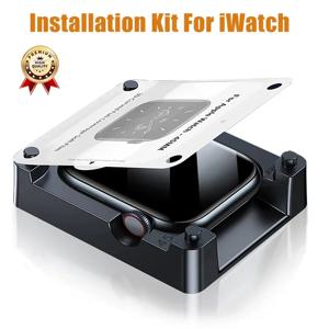 애플 워치용 트레이 스크린 보호대 설치, 울트라 49mm 시리즈 9 8 7 6 5 4 3 SE 보호 iWatch 45mm 41mm 44mm 42mm 40mm 38mm
