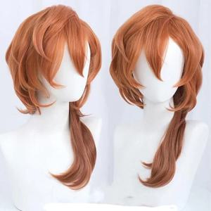 고품질 애니메이션 분고 길 잃은 개 Chuya Nakahara Chuuya 코스프레 가발 내열성 합성 머리 가발