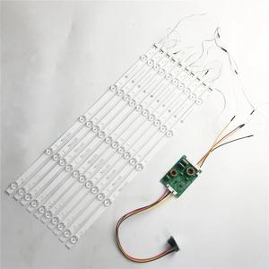 10pcs 495mm LED 백라이트 스트립 5 램프 렌즈 키트 보드 Fliter 42 43 46 47 48 인치 LCD TV 12V 입력 업데이트 CCFL 빌보드