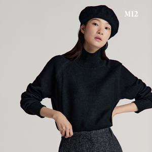 M12 24FW 여성 울블렌디드 물리네 풀오버 3종
