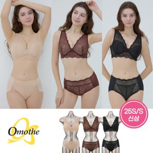 [25SS신상] ★입기 편한★ 물결 레이스 브라렛 브라팬티 6종 풀세트