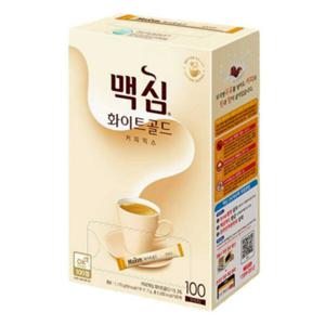 맥심 화이트골드커피 100개입 화이트골드커피믹스 화이트골드100 맥심 화이트골드100 학교간식 맥심커피