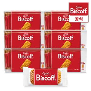 로투스 비스코프 비스킷 싱글팩 25개입 156g x 6개