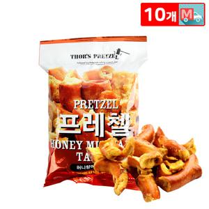 프레첼 허니향머스타드맛 85g X 10 위너스 미니간식 스낵