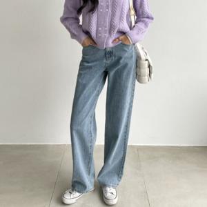 [피핀] 79715 숏/중/롱 세미 와이드 데님 간절기ver