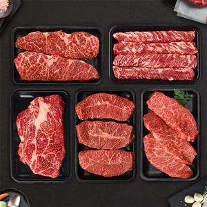 [바라던] 소 한마리 세트 구이용 냉장 5종 1kg