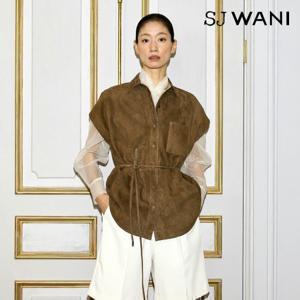 SJ와니 25SS 스웨이드 슬리브리스 재킷 [런칭 가격 499,900원]