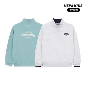 [네파키즈] KL15301 NSA 하프집 맨투맨 본사직영