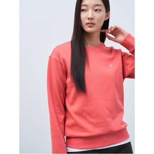 [빈폴레이디스] 코튼 로고 자수 스웨트 셔츠 레드 (BF4241E016)