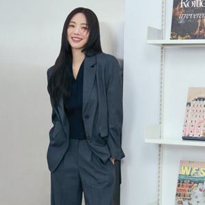 플라스틱아일랜드  (PR2WJ361) 벨트옵션 박시핏 싱글 반우라 자켓