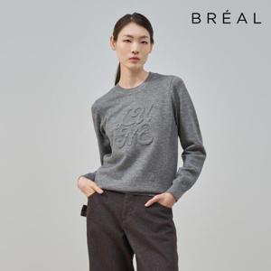 브리엘 아트웍 니트 1종_그레이 [런칭 가격 29,900원]