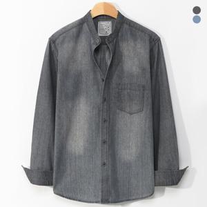 [후앙스] 모던 차이나 워싱 청남방 CKST2152