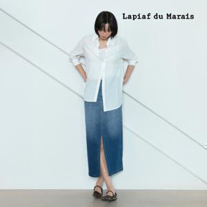 라삐아프 25SS 그라데이션 데님 스커트