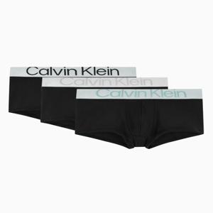 남성 CK 리컨시더드 스틸 마이크로 로우 라이즈 트렁크 3PK NB3074-QTE NB3074QTE
