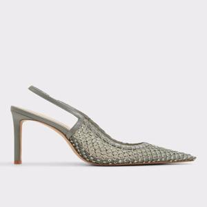 [ALDO KOREA] 알도 마르시아나 필로우워크 펌프스 힐 - 다크 그린 ADA1S379FZ301