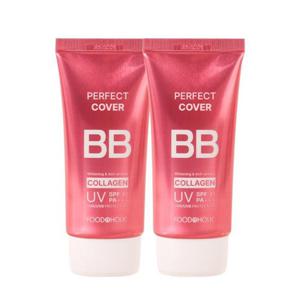 (2개)푸드어홀릭 퍼펙트 커버 콜라겐 비비크림 BB크림 50ml