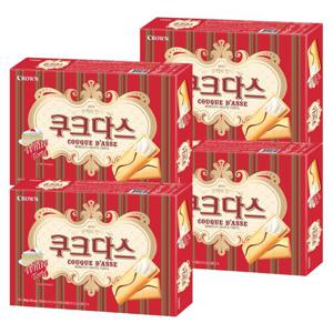 [크라운제과] 쿠크다스 화이트 288g X 4개