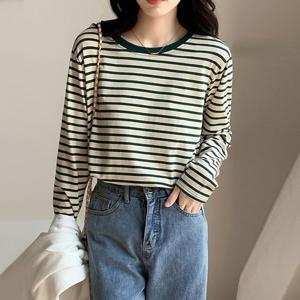 ★봄주문폭주★[무드무드] 데일리 긴팔 스트라이프 티셔츠