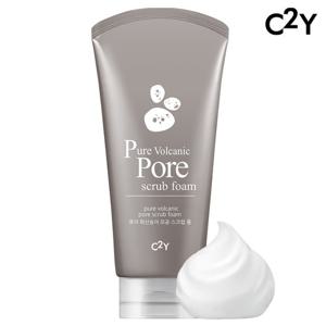 C2Y 네츄럴 아일랜드 퓨어 화산송이 모공 스크럽 폼 120ml