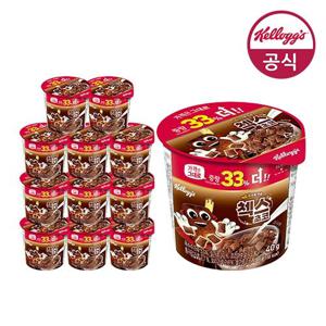 켈로그 첵스초코 컵시리얼 40g x 12개