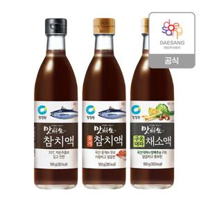 청정원 맛선생 참치액/대파채소액 950g 3종 2개 골라담기