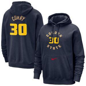 [해외] 나이키 NBA Stephen Curry 골든스테이트 워리어스 Nike 2024/25 City Edition Name Number Hoodie Navy 1129818