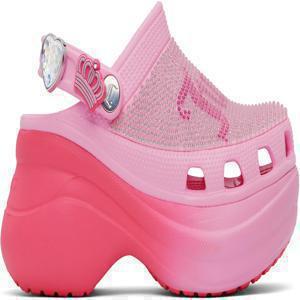 CROCS 핑크 JUICY COUTURE 베이 클로그 211104-90H 251209F121049