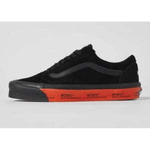 더블탭스 X 반스 볼트 올드스쿨 블랙 검주 VN0A4P3X20E1 WTAPS X vans vault Old Skool