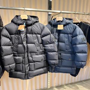 버버리 남성 뉴 벤슨 B-BOX 롱 다운 패딩 Bensen B-Box Nylon Down Parka