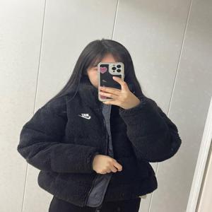 나이키 뽀글이 패딩 써마핏 시티시리즈 셰르파 숏 자켓 블랙 DD4655-010