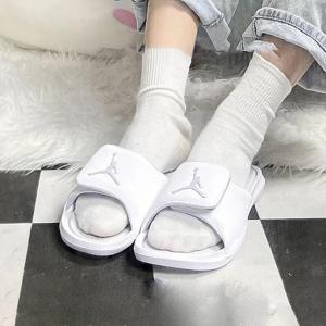 나이키 조던 하이드로 6 슬라이드 슬리퍼 GS 화이트 881474-100