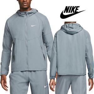 나이키 바람막이 마일러 레펠 러닝 탑 후드 재킷 스카이블루