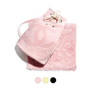 당일출고 24M 샤넬 코코비치 CC로고 까멜리아 비치 타올 백 블랙 AA9910 B16022 94305