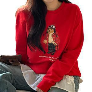 24FW 폴로 랄프로렌 보이즈 곰돌이 기모 맨투맨 323-960439