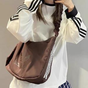 아디다스 오리지널스 보부상백 셔링백 토트백 숄더백 호보백 미디움 브라운 JZ2278