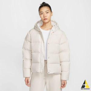 NIKE 나이키 우먼스 스포츠웨어 메트로 패딩 써마 핏 루즈 다운 후드 재킷 - 104