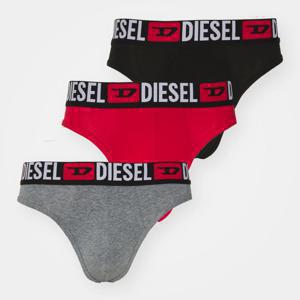 DIESEL 디젤 언더웨어 남자 티팬티 3팩 블랙 그레이 레드 코튼 THONG 유럽판