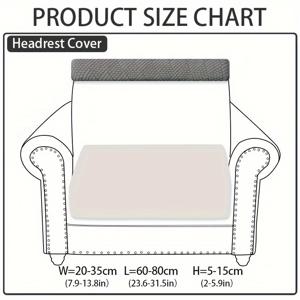 TEMU 모던 폴라 플리스 자카드 소파 커버 - 탄성 밴드 장착 소파 보호대 | 기계 세척 가능 | 반려동물 친화적 | 1피스 디자인 섹셔널, 암체어, 러브시트, 3인용 및 4인용 소파 | 1쌍 팔걸이 커버, 크리스마스 선물