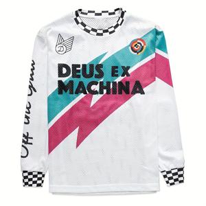 TEMU MTB 모토크로스용 Deus ex machina 긴팔 마운틴 바이크 저지 남녀 공용 통기성 빠른 건조 저지 다운힐 자전거 스포츠 의류 바이크 저지 셔츠