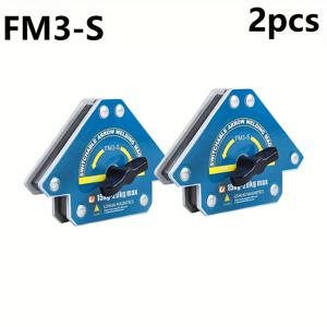 TEMU 전원 스위치가 있는 다각형 45°,90°, 135° 네오디뮴 자석 홀딩 보조 위치 도구가 있는 Allsome 2pcs/4pcs FM3-S 자석 용접 고정기