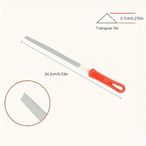 TEMU 미끄럼 방지 손잡이가 있는 연마석 도구 - 칼, 도끼, 잔디 깎는 기계 날, 가위, 치즐 등을 연마하기에 완벽함|예초기날