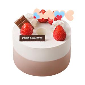 [파리바게뜨] LOVE 초코바닐라 마블쉬폰 케이크